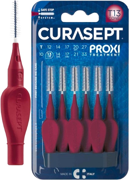 CURASEPT PROXI T13 CONE BORDEAUX 6 PEZZI - Farmacia Murachelli Di Putelli dr. Giovanni