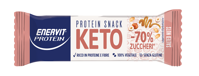 ENERVIT PROTEIN KETO SNACK SALTED NUTS 35 G - Farmacia Murachelli Di Putelli dr. Giovanni