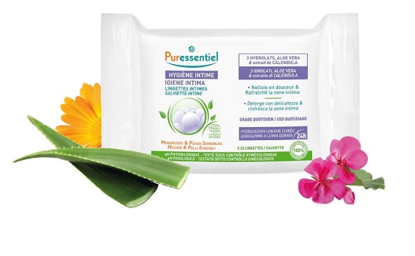 PURESSENTIEL IGIENE INTIMA SALVIETTE 25 PEZZI - Farmacia Murachelli Di Putelli dr. Giovanni