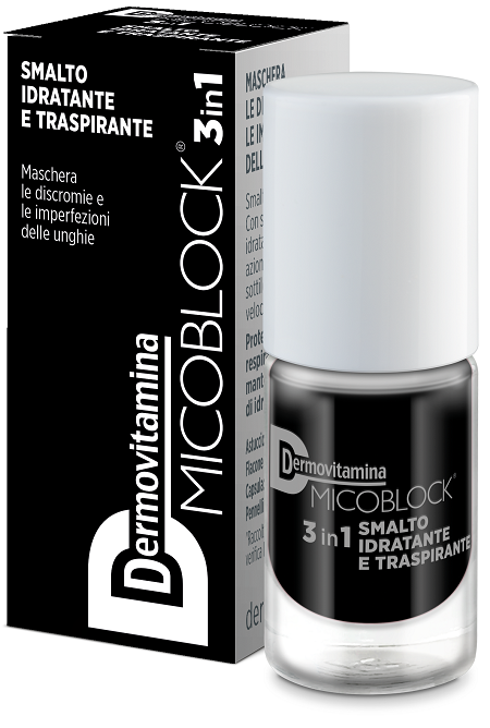 DERMOVITAMINA MICOBLOCK 3IN1 SMALTO IDRATANTE E TRASPIRANTE NERO 5 ML - Farmacia Murachelli Di Putelli dr. Giovanni