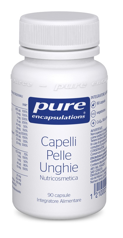 PURE ENCAPSULATIONS CAPELLI PELLE UNGHIE 90 CAPSULE - Farmacia Murachelli Di Putelli dr. Giovanni