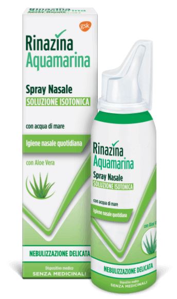 RINAZINA AQUAMARINA FAMILY SPRAY NASALE ISOTONICO DELICATO 100 ML - Farmacia Murachelli Di Putelli dr. Giovanni