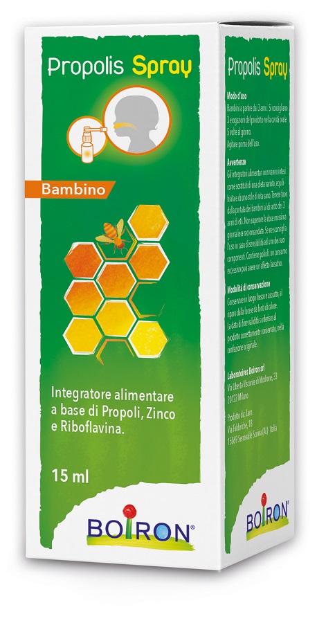 PROPOLIS SPRAY BAMBINO 15 ML - Farmacia Murachelli Di Putelli dr. Giovanni