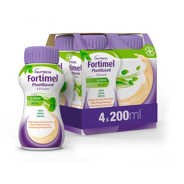 FORTIMEL PLANT BASED MANGO PASSION FRUIT 4 BOTTIGLIE DA 200 ML - Farmacia Murachelli Di Putelli dr. Giovanni