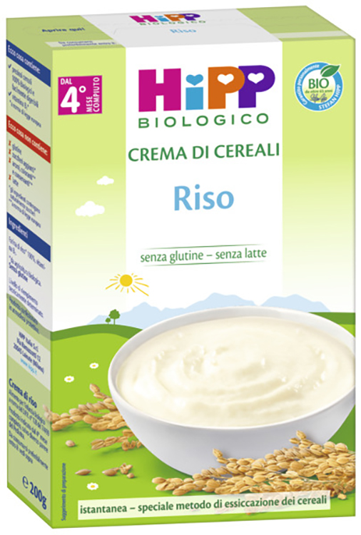 HIPP BIO CREMA CEREALI RISO 200 G - Farmacia Murachelli Di Putelli dr. Giovanni