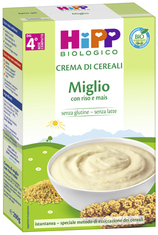 HIPP BIO CREMA CEREALI MIGLIO 200 G - Farmacia Murachelli Di Putelli dr. Giovanni