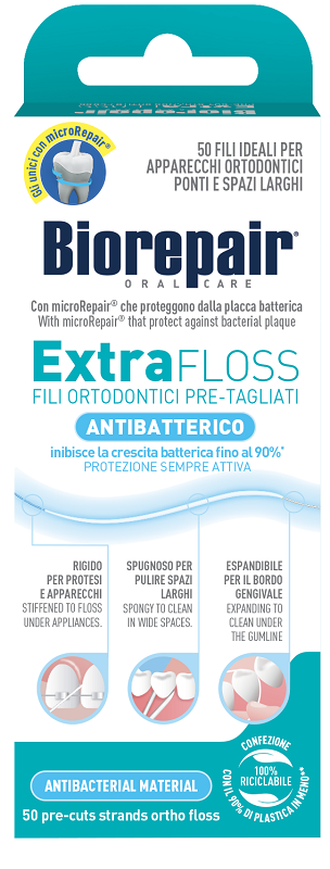 BIOREPAIR EXTRA FLOSS 50 PEZZI - Farmacia Murachelli Di Putelli dr. Giovanni