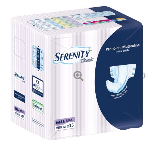 PANNOLONE MUTANDINA SERENITY CLASSIC MAXI TAGLIA EXTRALARGE 15 PEZZI - Farmacia Murachelli Di Putelli dr. Giovanni