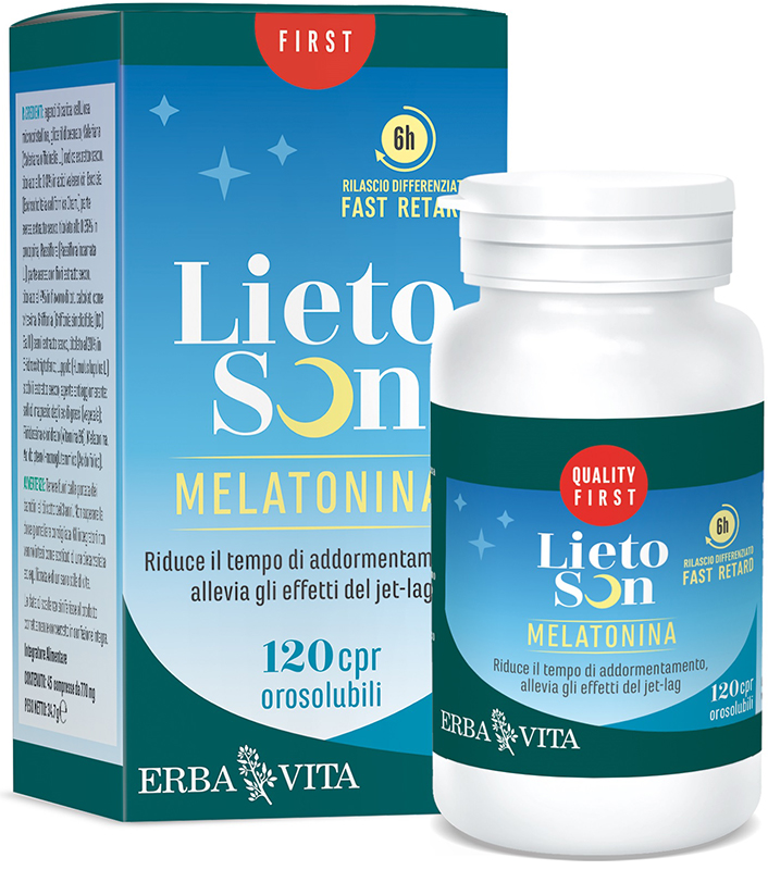 LIETOSON MELATONINA 120 COMPRESSE OROSOLUBILI - Farmacia Murachelli Di Putelli dr. Giovanni