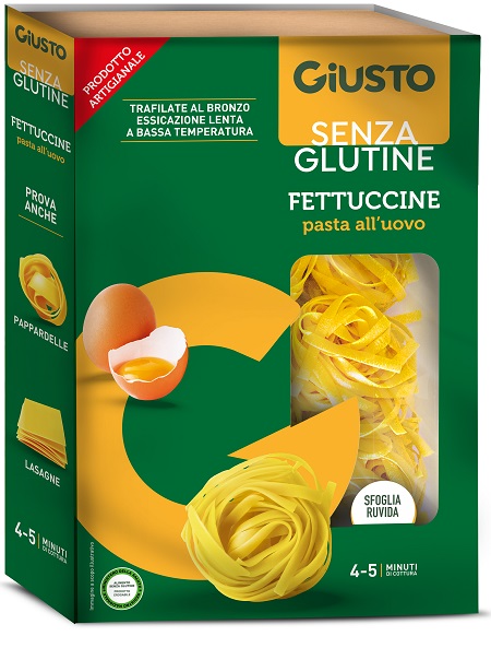 GIUSTO SENZA GLUTINE FETTUCCINE ALL'UOVO 250 G - Farmacia Murachelli Di Putelli dr. Giovanni