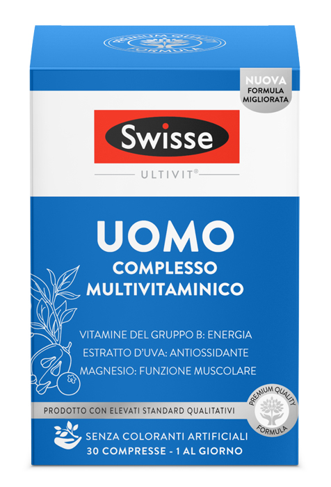 SWISSE MULTIVITAMINICO UOMO 30 COMPRESSE - Farmacia Murachelli Di Putelli dr. Giovanni