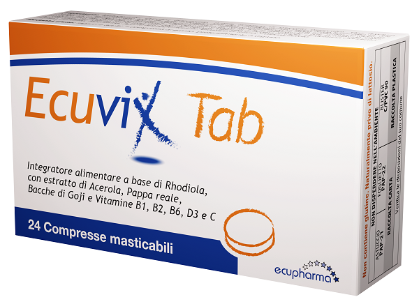 ECUVIX TAB 24 COMPRESSE MASTICABILI - Farmacia Murachelli Di Putelli dr. Giovanni