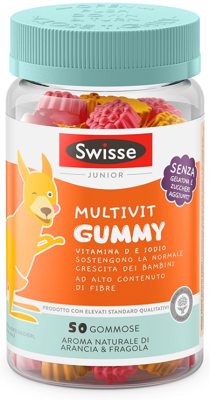 SWISSE JUNIOR MULTIVIT GUMMY 50 PASTIGLIE GOMMOSE - Farmacia Murachelli Di Putelli dr. Giovanni