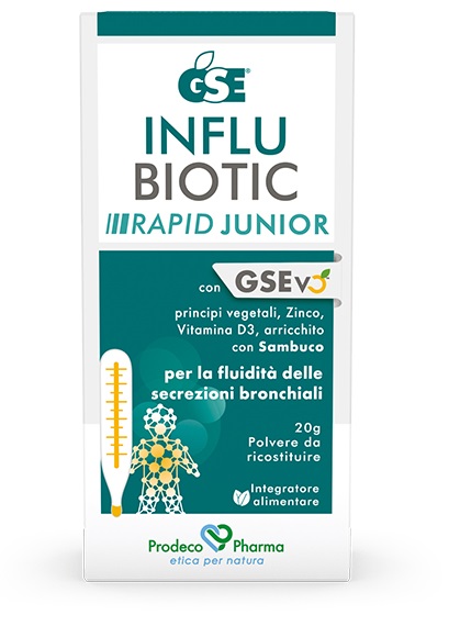 GSE INFLUBIOTIC RAPID JUNIOR 20 G - Farmacia Murachelli Di Putelli dr. Giovanni