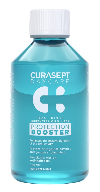 CURASEPT DAYCARE COLLUTORIO PROTECTION BOOSTER FROZEN MINT 500 ML - Farmacia Murachelli Di Putelli dr. Giovanni