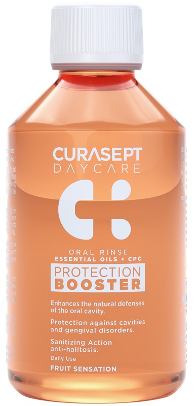 CURASEPT DAYCARE COLLUTORIO PROTECTION BOOSTER FRUIT SENSATION 100 ML - Farmacia Murachelli Di Putelli dr. Giovanni