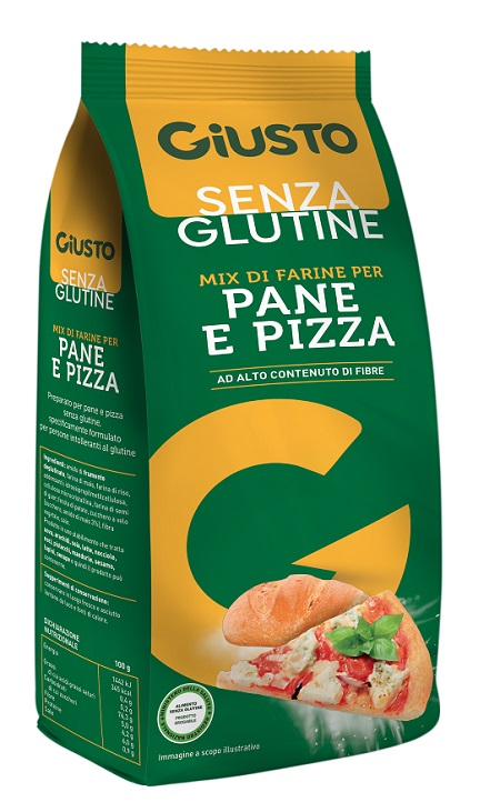 GIUSTO SENZA GLUTINE MIX PANE E PIZZA 500 G - Farmacia Murachelli Di Putelli dr. Giovanni