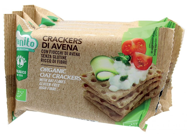 PROBIOS BIO CRACKERS AVENA CON FIOCCHI DI AVENA 4 X 35 G - Farmacia Murachelli Di Putelli dr. Giovanni