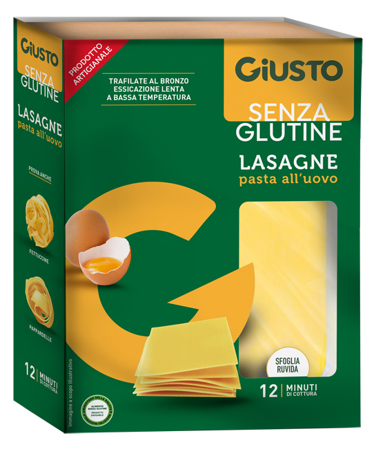 GIUSTO SENZA GLUTINE SFOGLIE LASAGNE 200 G - Farmacia Murachelli Di Putelli dr. Giovanni