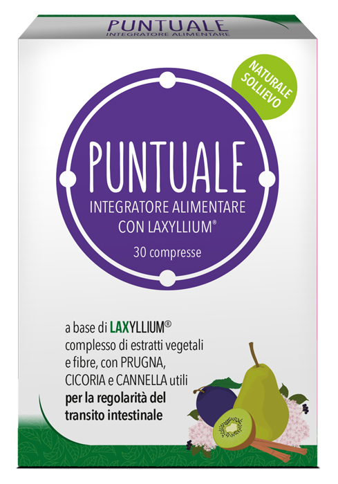 PUNTUALE CON LAXYLLIUM 30 COMPRESSE - Farmacia Murachelli Di Putelli dr. Giovanni