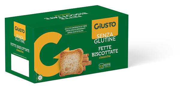 GIUSTO SENZA GLUTINE FETTE BISCOTTATE 150 G - Farmacia Murachelli Di Putelli dr. Giovanni