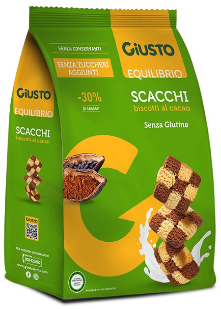 GIUSTO SENZA GLUTINE SCACCHI EQUILIBRIO 250 G - Farmacia Murachelli Di Putelli dr. Giovanni