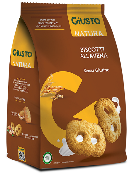 GIUSTO SENZA GLUTINE BISCOTTI AVENA 250 G - Farmacia Murachelli Di Putelli dr. Giovanni