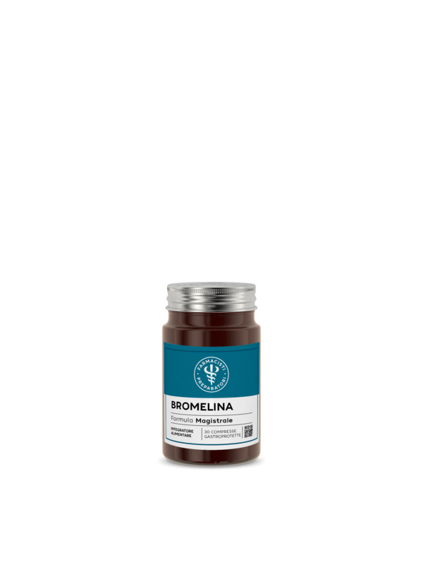 LFPM FORMULA MAGISTRALE BROMELINA 30 COMPRESSE GASTROPROTETTE - Farmacia Murachelli Di Putelli dr. Giovanni