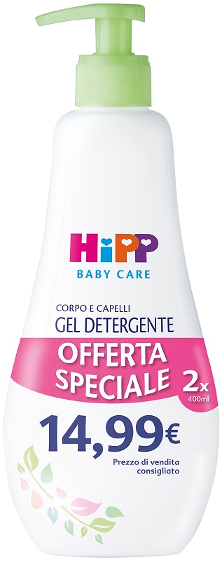 HIPP BABY CARE GEL DETERGENTE CORPO CAPELLI 400 ML - Farmacia Murachelli Di Putelli dr. Giovanni