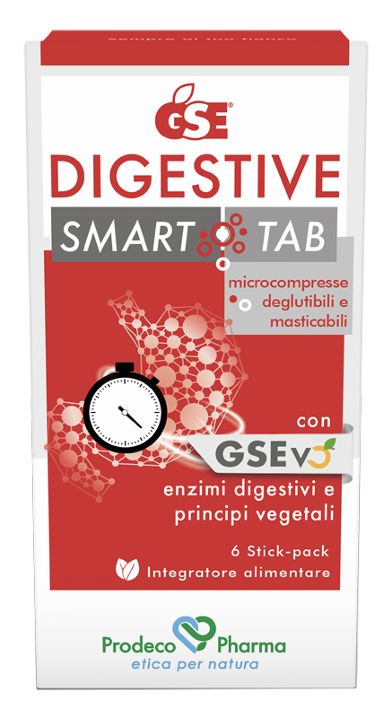GSE DIGESTIVE SMART TAB 6 STICK PACK - Farmacia Murachelli Di Putelli dr. Giovanni