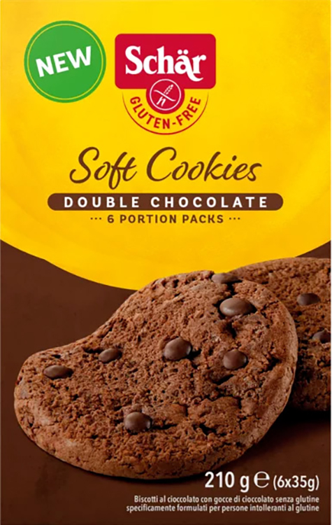 SCHAR SOFT COOKIE DOUBLE CHOCOLATE 210 G - Farmacia Murachelli Di Putelli dr. Giovanni