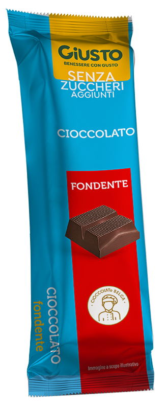 GIUSTO SENZA ZUCCHERO BARRETTA CIOCCOLATO FONDENTE 42 G - Farmacia Murachelli Di Putelli dr. Giovanni