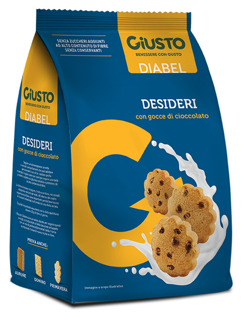 GIUSTO DIABEL BISCOTTO DESIDERI 150 G - Farmacia Murachelli Di Putelli dr. Giovanni