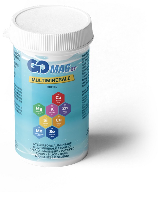 GOMAG21 150 G MULTIMINERALE SENZA GLUTINE SENZA LATTOSIO CON EDULCORANTI - Farmacia Murachelli Di Putelli dr. Giovanni