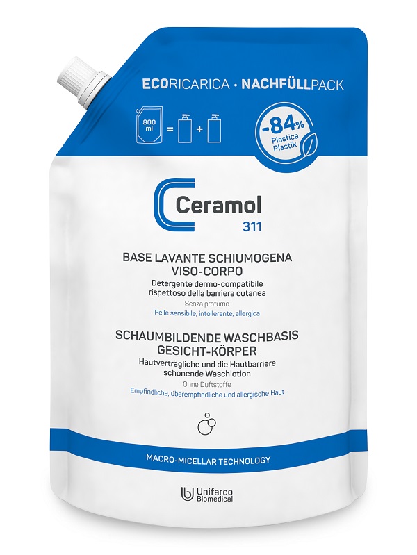 CERAMOL BASE LAVANTE SCHIUMA 800 ML - Farmacia Murachelli Di Putelli dr. Giovanni