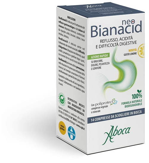 NEOBIANACID 14 COMPRESSE LIMONE - Farmacia Murachelli Di Putelli dr. Giovanni