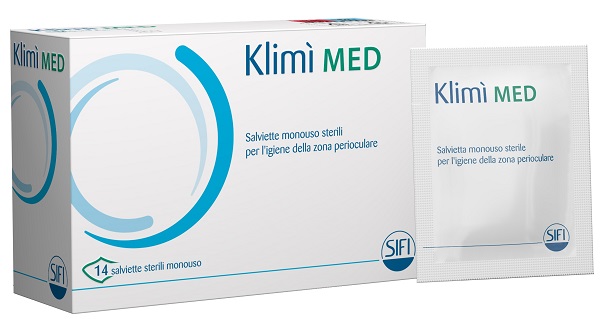 KLIMI' MED DETERGENTE PERIOCULARE 14 SALVIETTINE STERILI MONOUSO - Farmacia Murachelli Di Putelli dr. Giovanni
