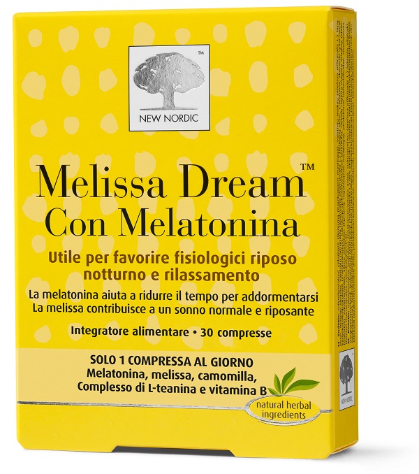 MELISSA DREAM CON MELATONINA 30 COMPRESSE - Farmacia Murachelli Di Putelli dr. Giovanni
