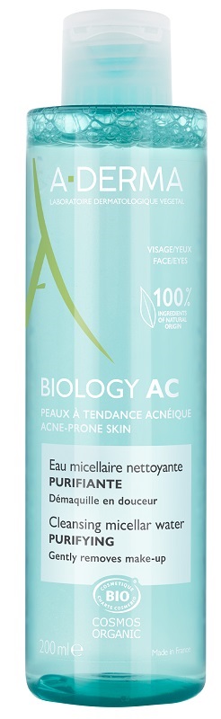 ADERMA BIOLOGY AC ACQUA MICELLARE DETERGENTE PURIFICANTE 200 ML - Farmacia Murachelli Di Putelli dr. Giovanni