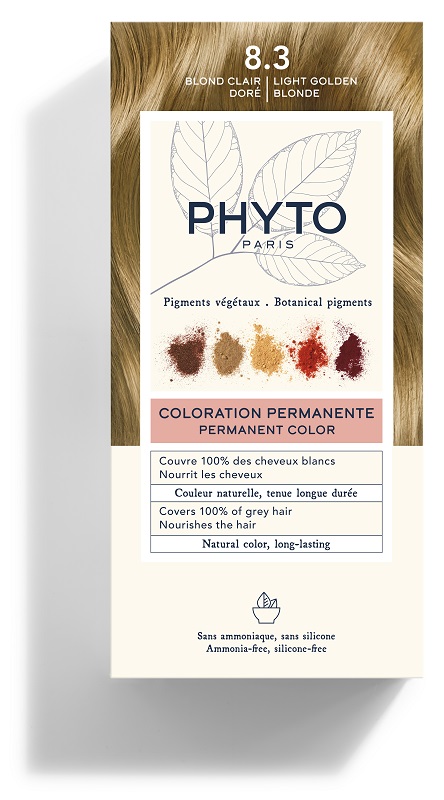 COLOR KIT 8,3 BIONDO CHIARO DORATO LATTE RIVELATORE 50 ML + CREMA COLORANTE 50 ML + MASCHERA PROTETTIVA COLORE 12 ML + GUANTI - Farmacia Murachelli Di Putelli dr. Giovanni