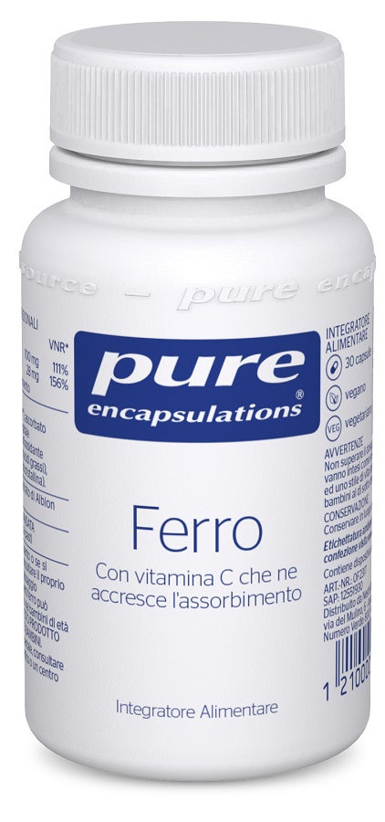 PURE ENCAPSULATIONS FERRO 30 CAPSULE - Farmacia Murachelli Di Putelli dr. Giovanni