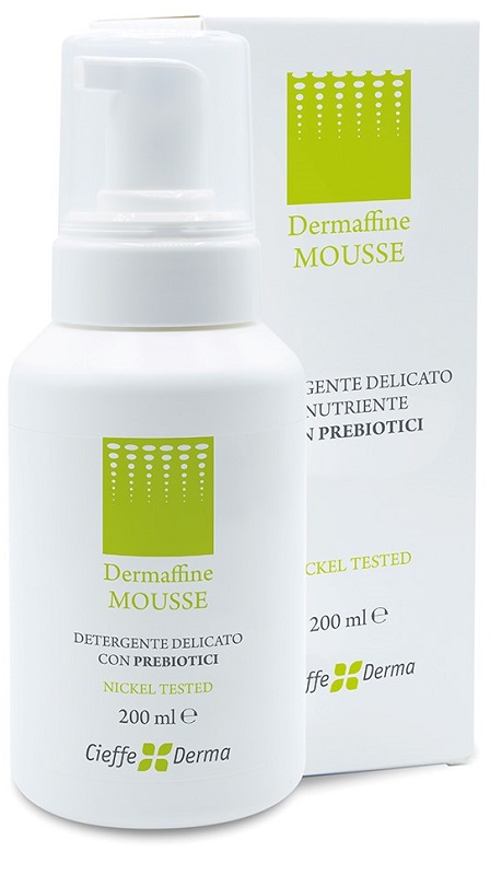 DERMAFFINE MOUSSE DETERGENTE DELICATO E NUTRIENTE CON PREBIOTICI 200 ML - Farmacia Murachelli Di Putelli dr. Giovanni