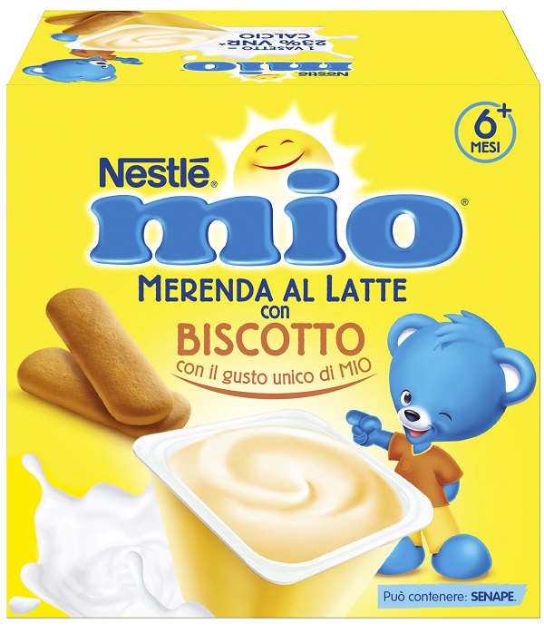 MIO MERENDA AL LATTE BISCOTTO 4 PEZZI DA 100 G - Farmacia Murachelli Di Putelli dr. Giovanni