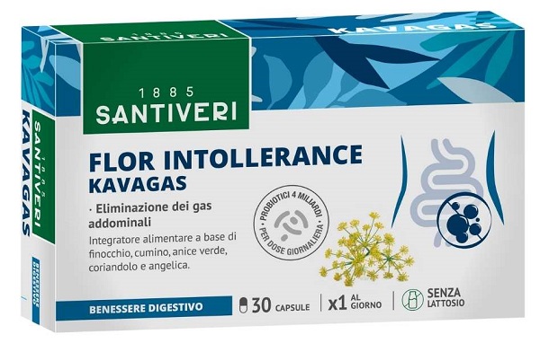 FLOR INTOLLERANCE KAVAGAS 30 CAPSULE - Farmacia Murachelli Di Putelli dr. Giovanni
