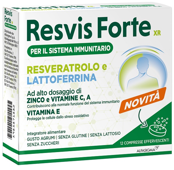 RESVIS FORTE XR 12 COMPRESSE EFFERVESCENTI - Farmacia Murachelli Di Putelli dr. Giovanni