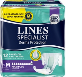 PANNOLONE MUTANDINA LINES SPECIALIST DERM AP L 12 PEZZI - Farmacia Murachelli Di Putelli dr. Giovanni