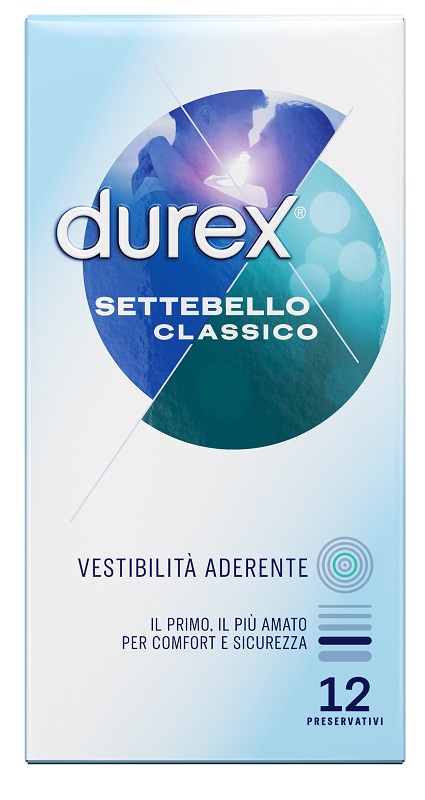 PROFILATTICO DUREX SETTEBELLO CLASSICO 12 PEZZI - Farmacia Murachelli Di Putelli dr. Giovanni