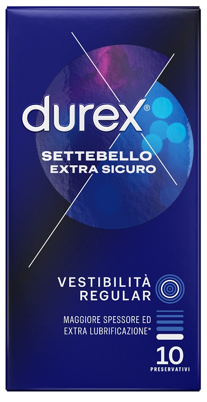 PROFILATTICO DUREX SETTEBELLO EXTRA SICURO 10 PEZZI - Farmacia Murachelli Di Putelli dr. Giovanni