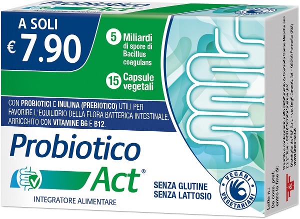 PROBIOTICO ACT 15 CAPSULE VEGETALI - Farmacia Murachelli Di Putelli dr. Giovanni