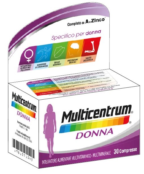 MULTICENTRUM DONNA 30 COMPRESSE - Farmacia Murachelli Di Putelli dr. Giovanni